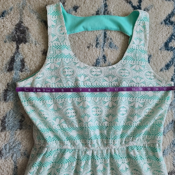 Maurices Lace Overlay Hi Lo Sleeveless Dress - Picture 10 of 11